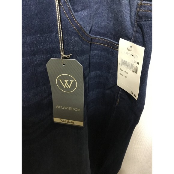 Wit & Wisdom “Ab”solution Jeans NWT Size 16W Democracy - Picture 5 of 12